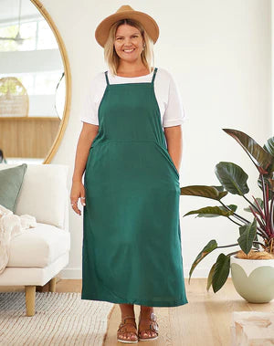 FREEZ - Apron Dress | Forest