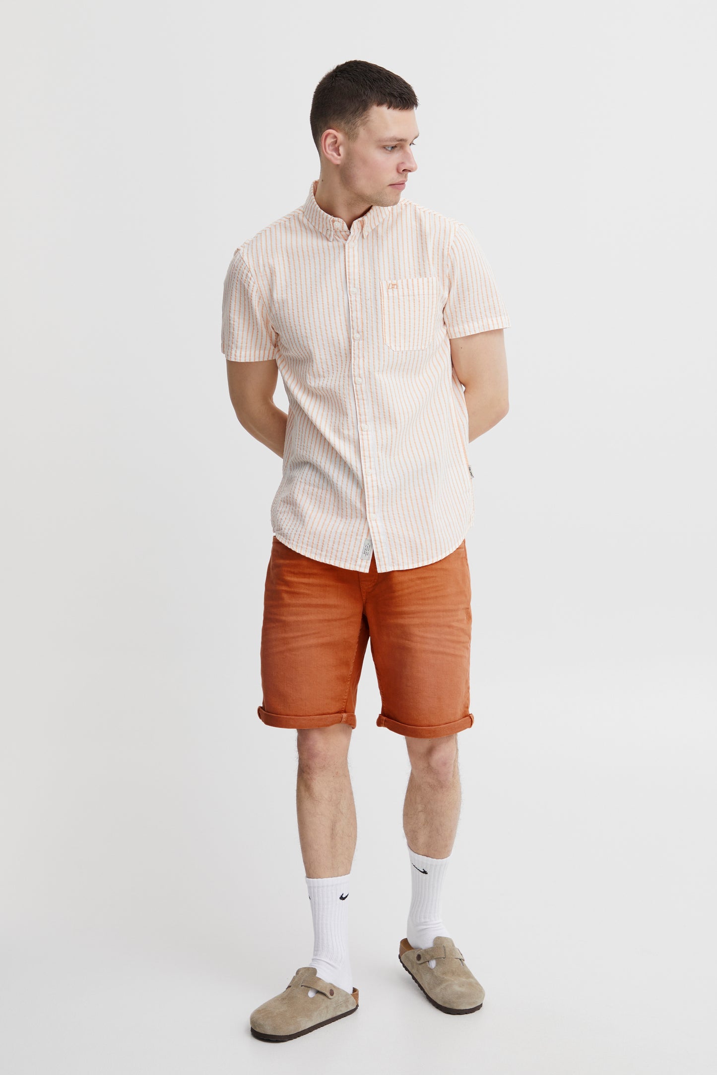 Blend - He Jogg Denim Shorts | Brandied Melon