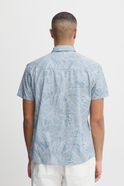 Blend - He Shirt | Dusty Blue pattern
