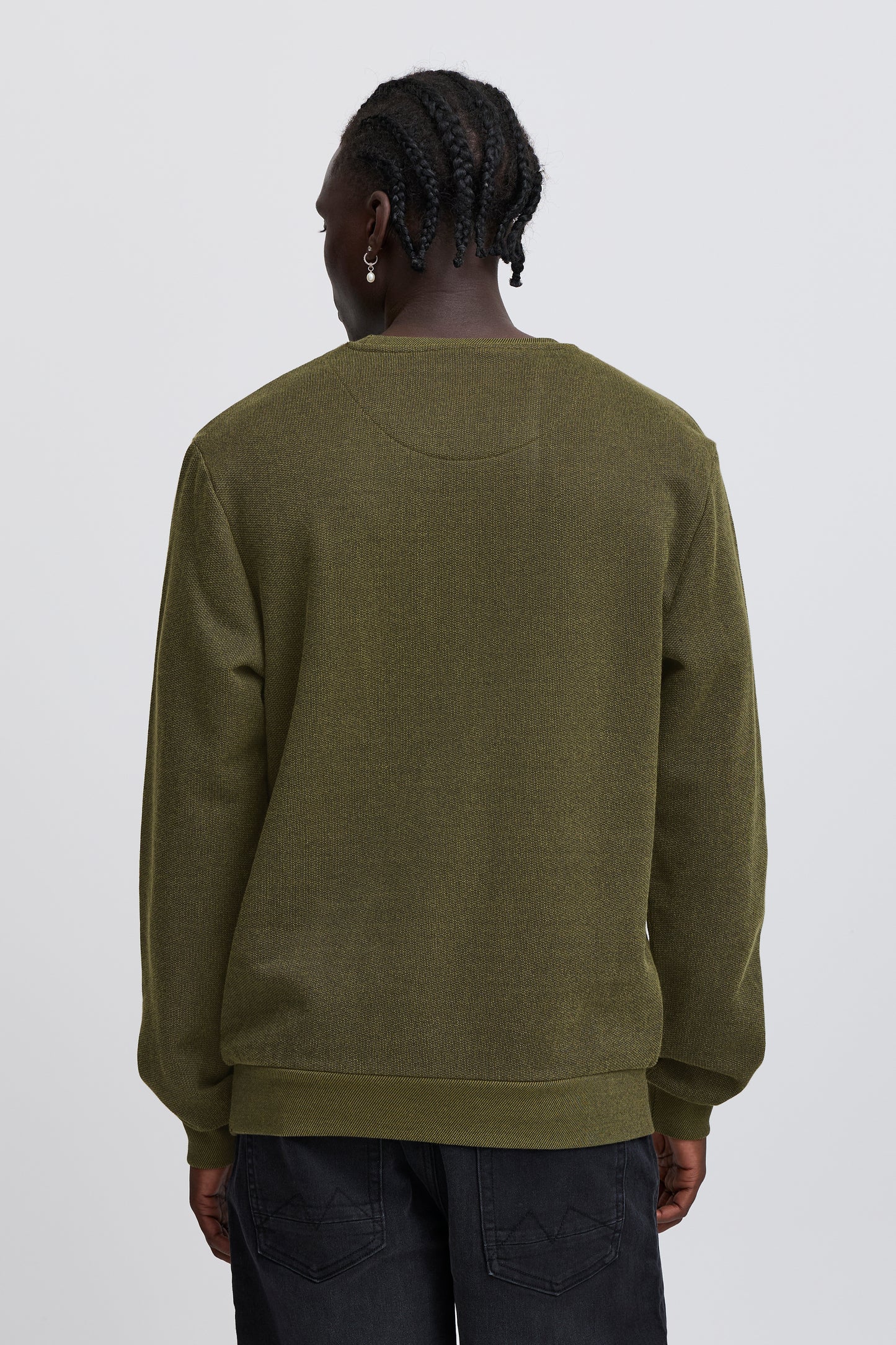 Blend | Essential Crew Sweatshirt - Olive