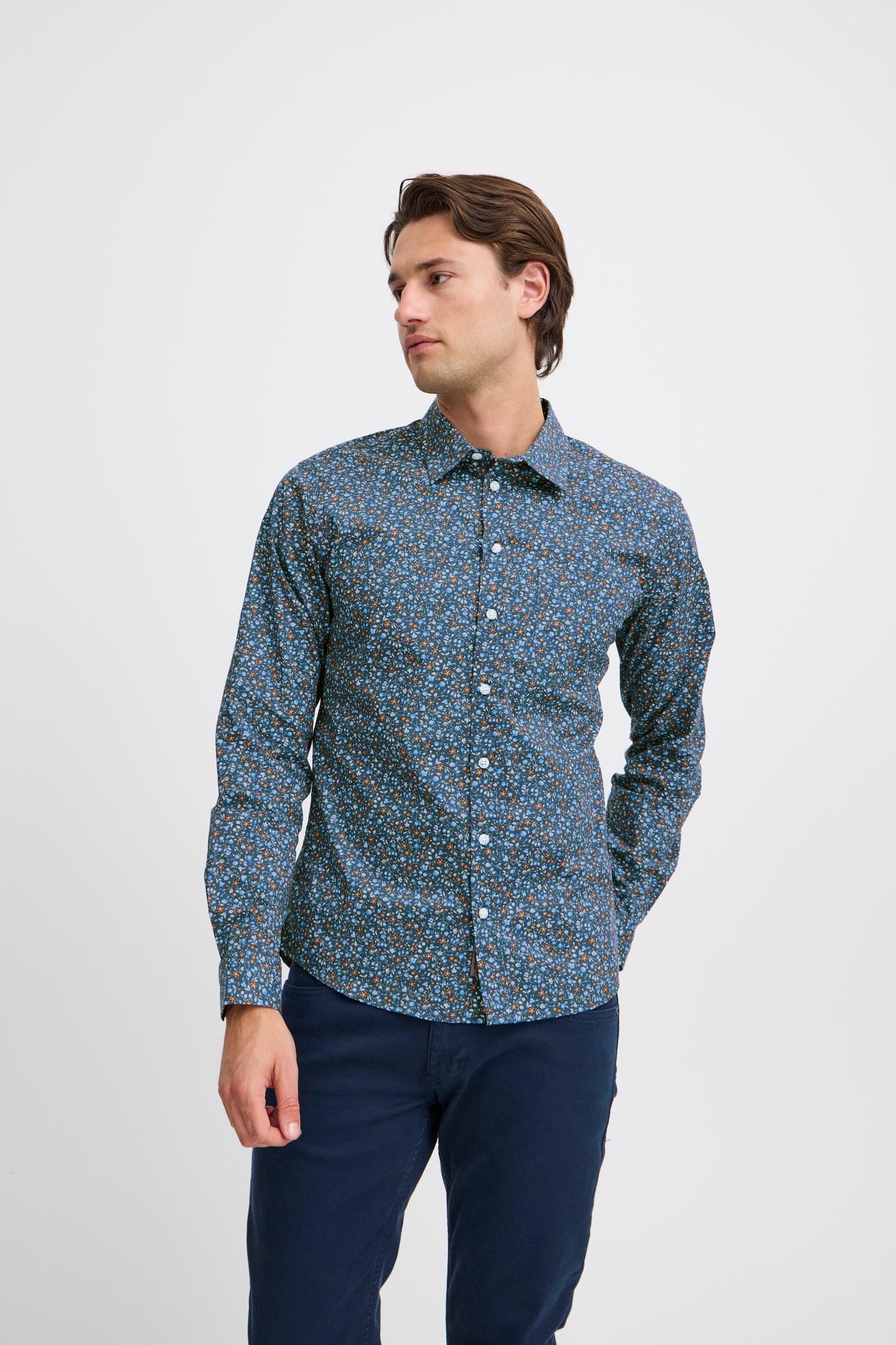 Blend | Classic Shirt - Blue