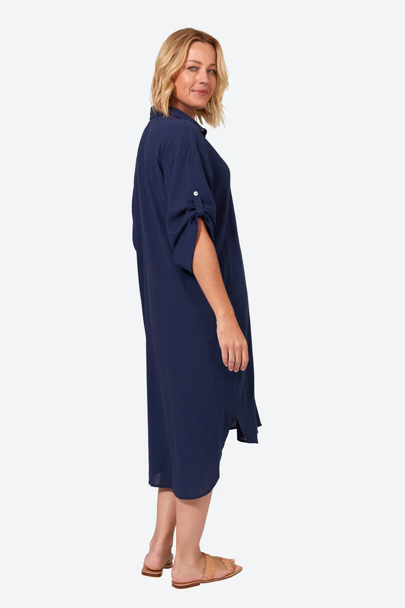 Eb & Ive - Verve Shirt Dress | Sapphire