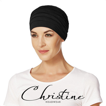 Christine Headwear Yoga Turban - black