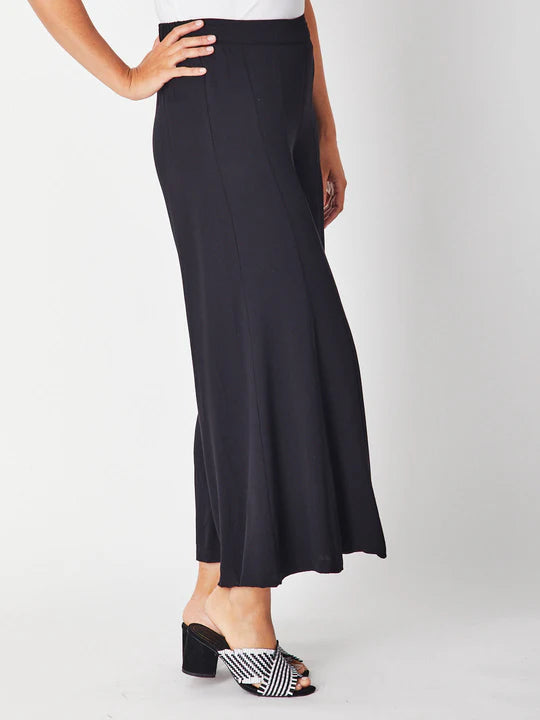 Luna Sky | Home / Floaty Wide Leg Core Pant- BLACK