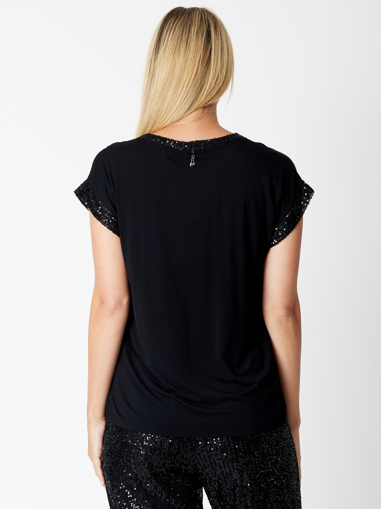 Luna Sky | Sequen Tee - Black