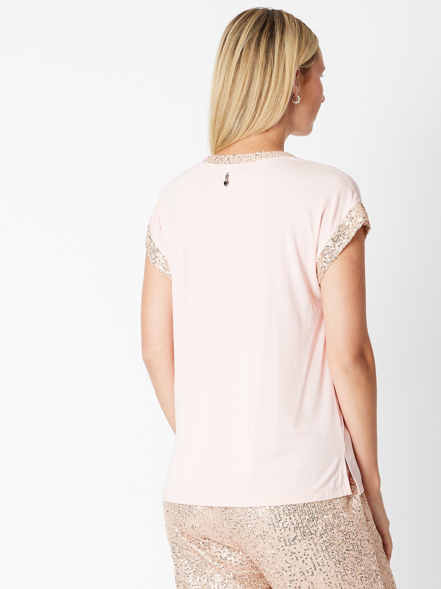 Luna Sky | Sequen Tee - Blush