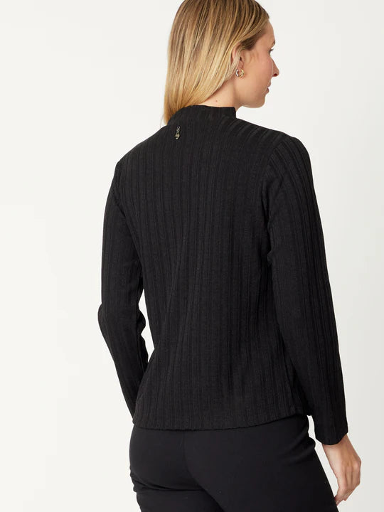 Luna Sky | Rib Core Top - Black