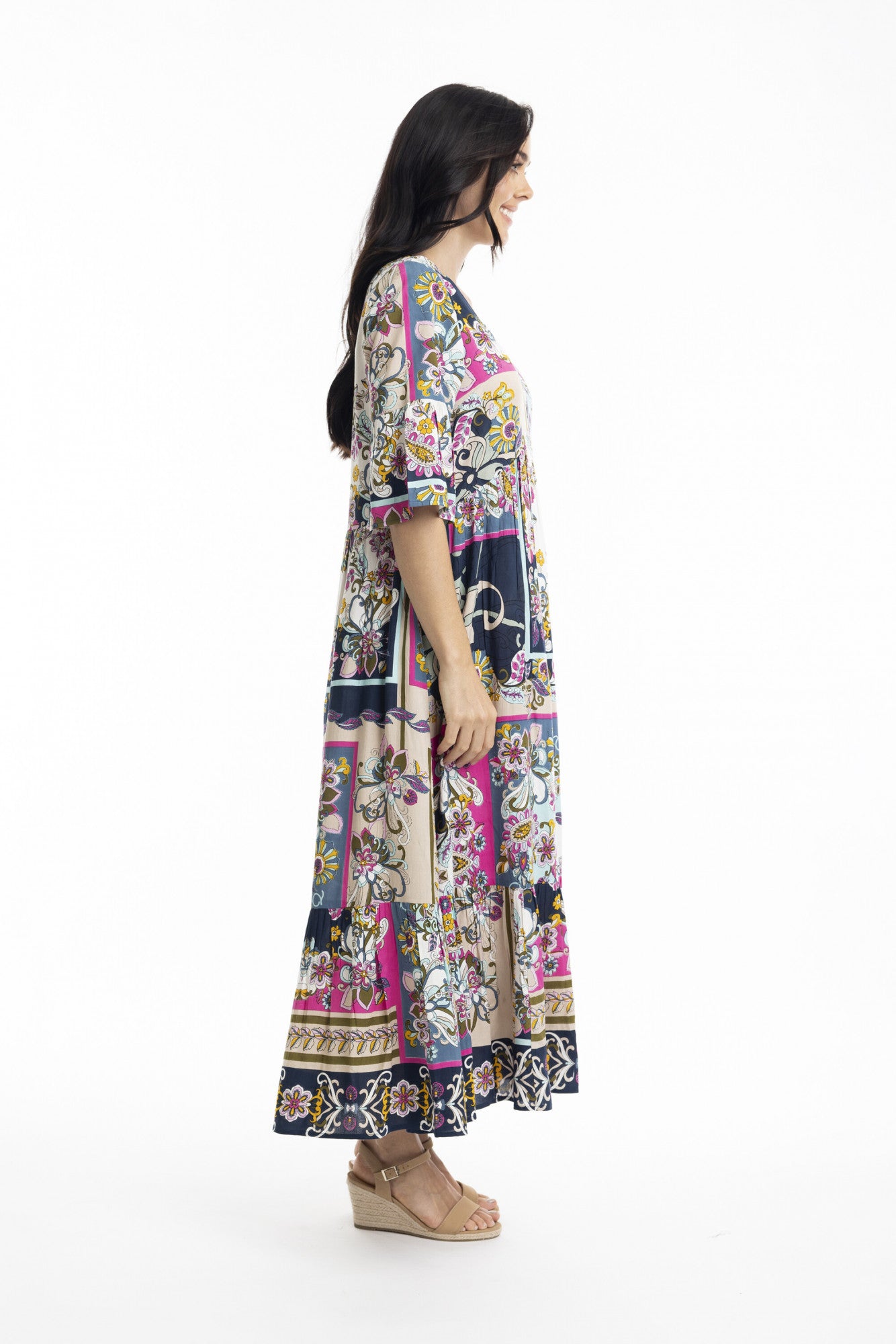 Orientique | 	Sotavento Dress Peak MAXI