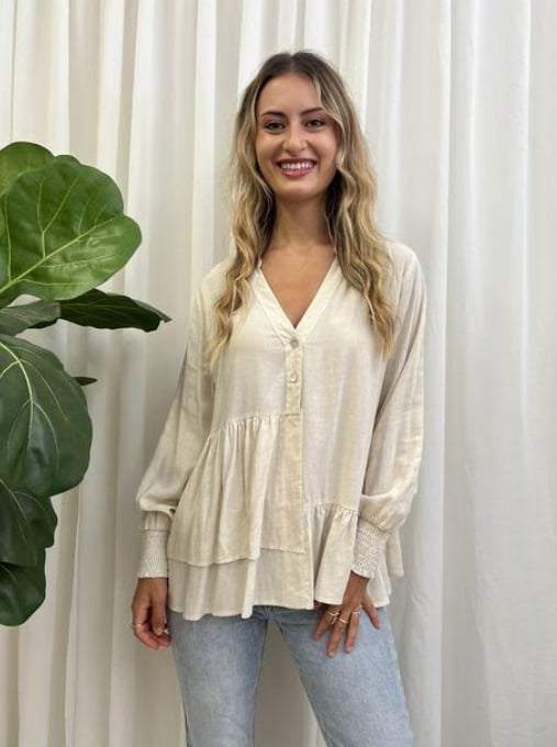 Frill Blouse - Off White