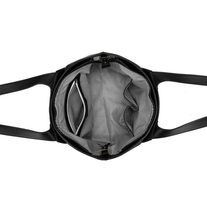 Black Caviar | Emanuela Black 3 Piece Handbag Set