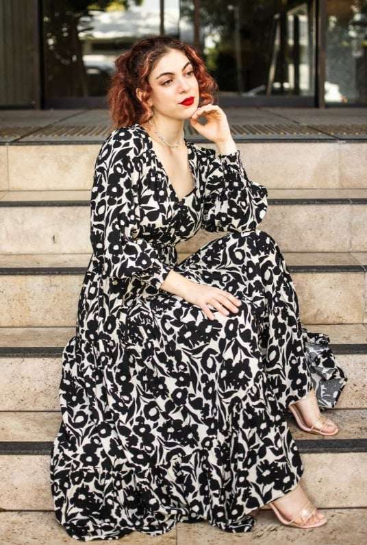 So In Style | Selma Dress - Mono Floral