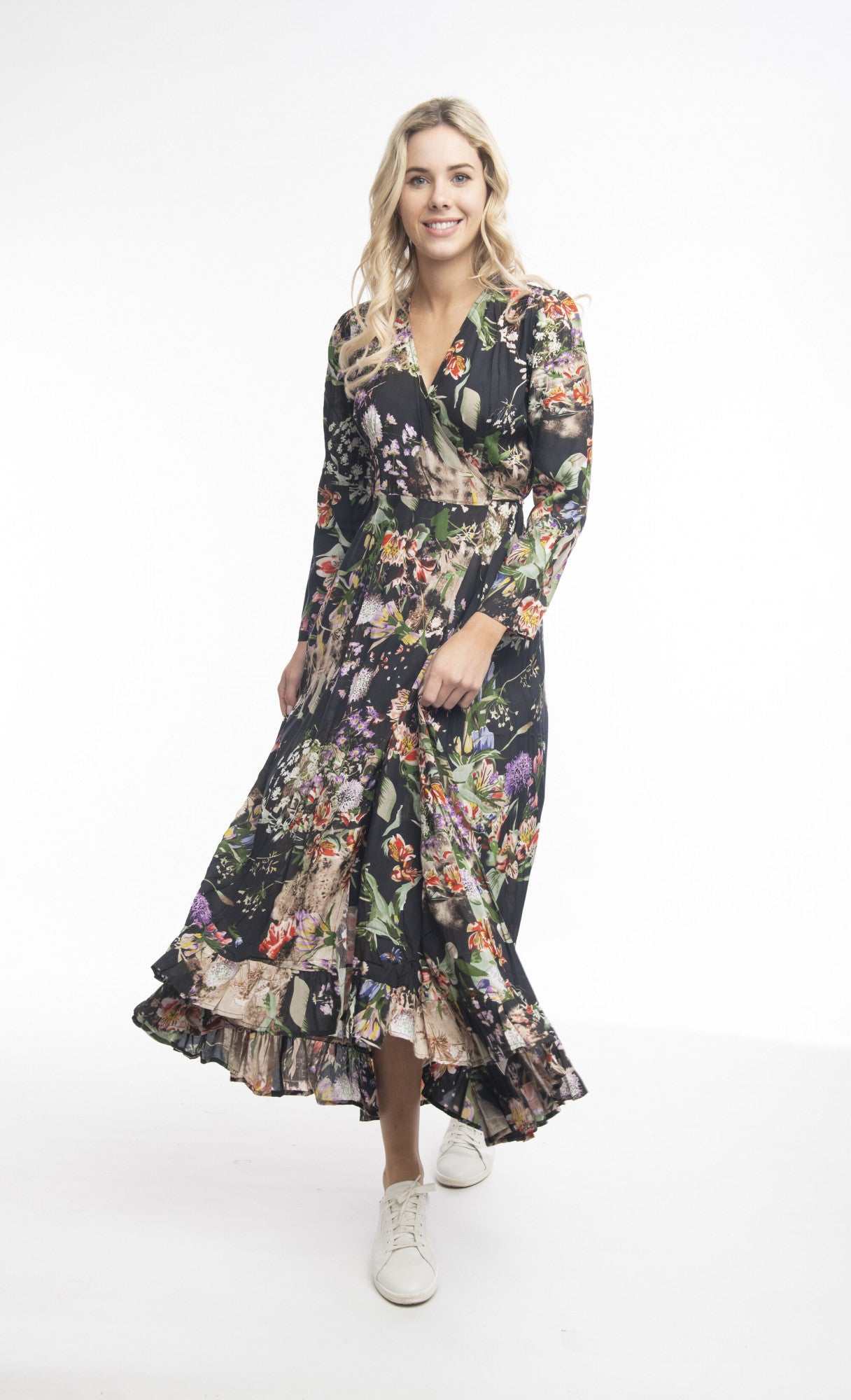 Orientique | Fidelio Wrap Maxi Dress - Multi