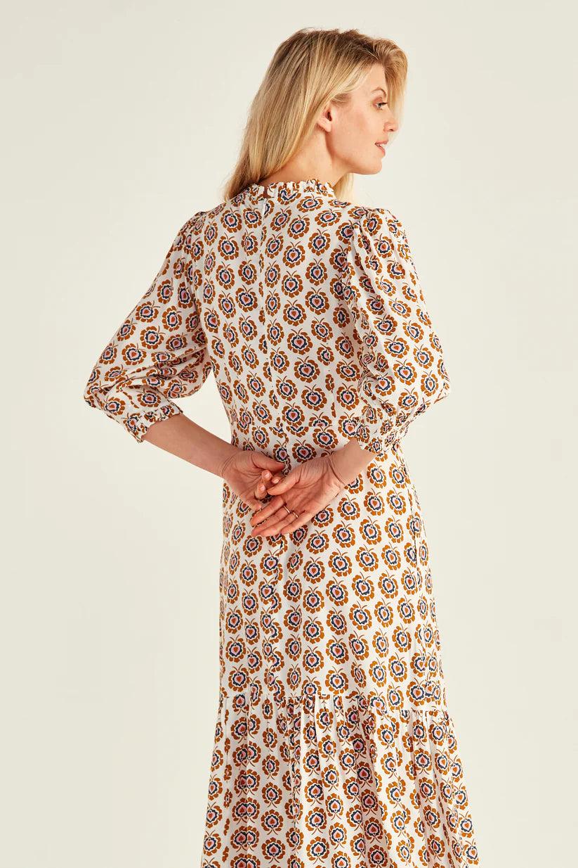 Lemon Tree - Susana Dress | Ecru Print