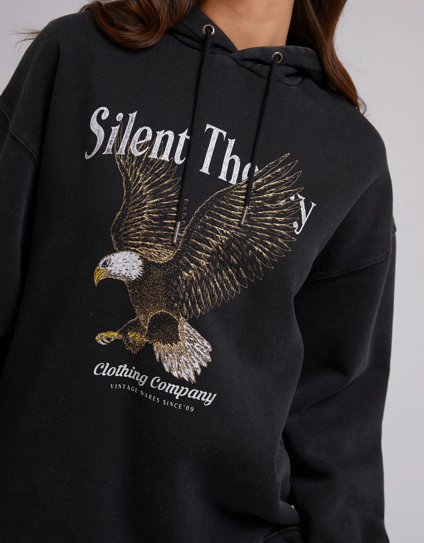 Silent Theory | Fearless Fly Hoody - Washed Black