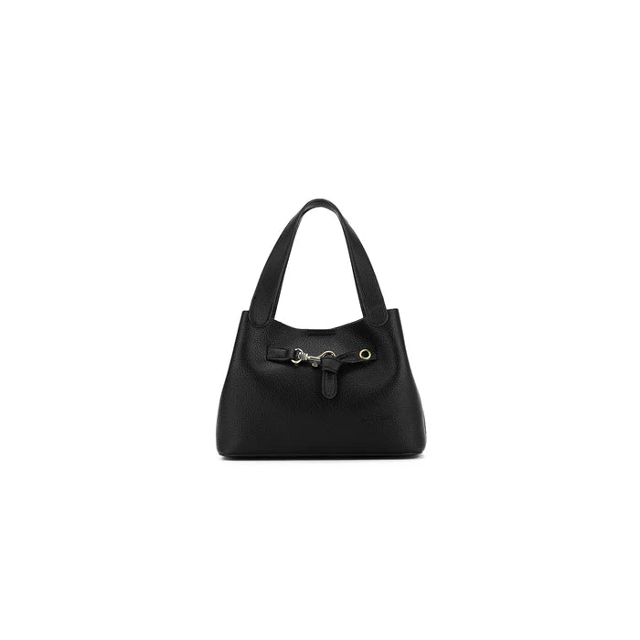 Black Caviar | Brielle Black 2 Piece Top Handle Handbag Set