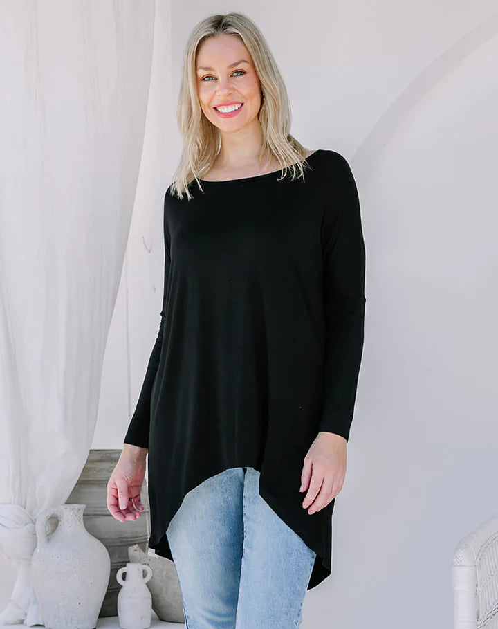 FREEZ - Slouch tee | Black