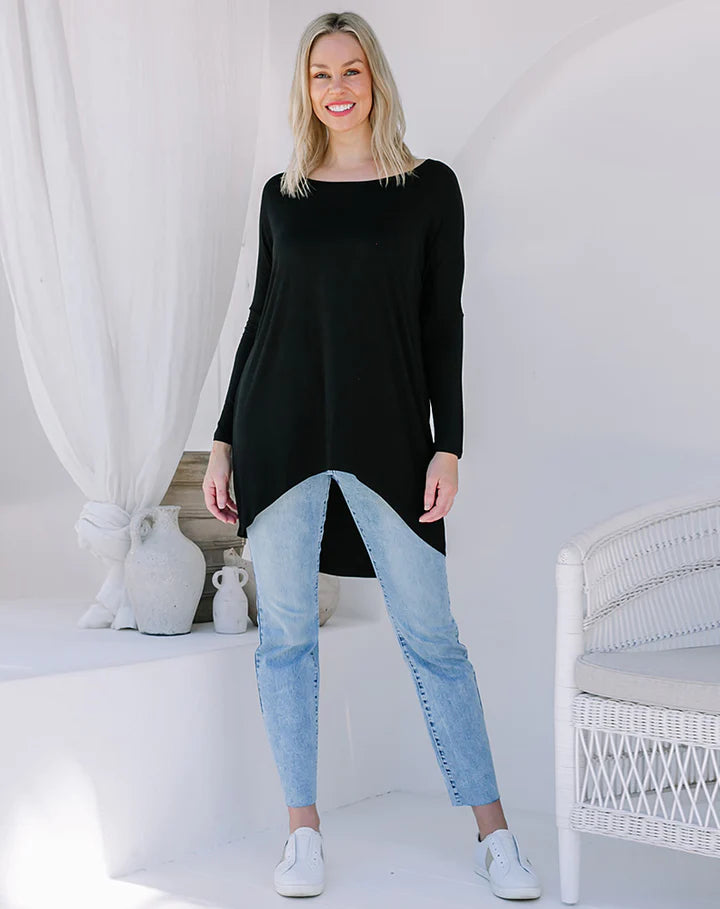 FREEZ - Slouch tee | Black
