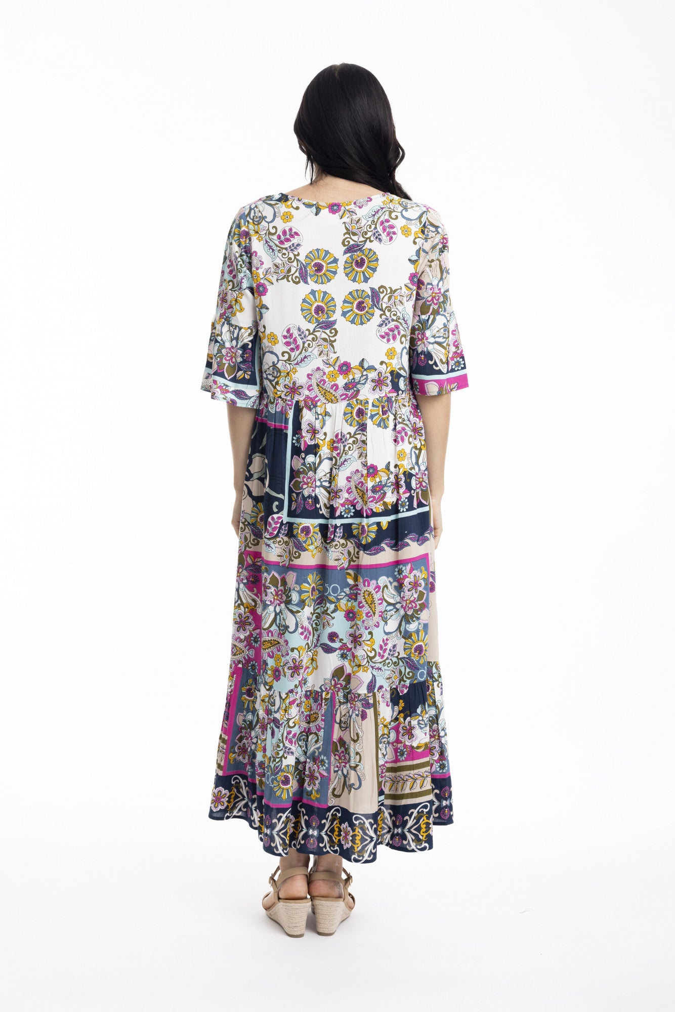 Orientique | 	Sotavento Dress Peak MAXI