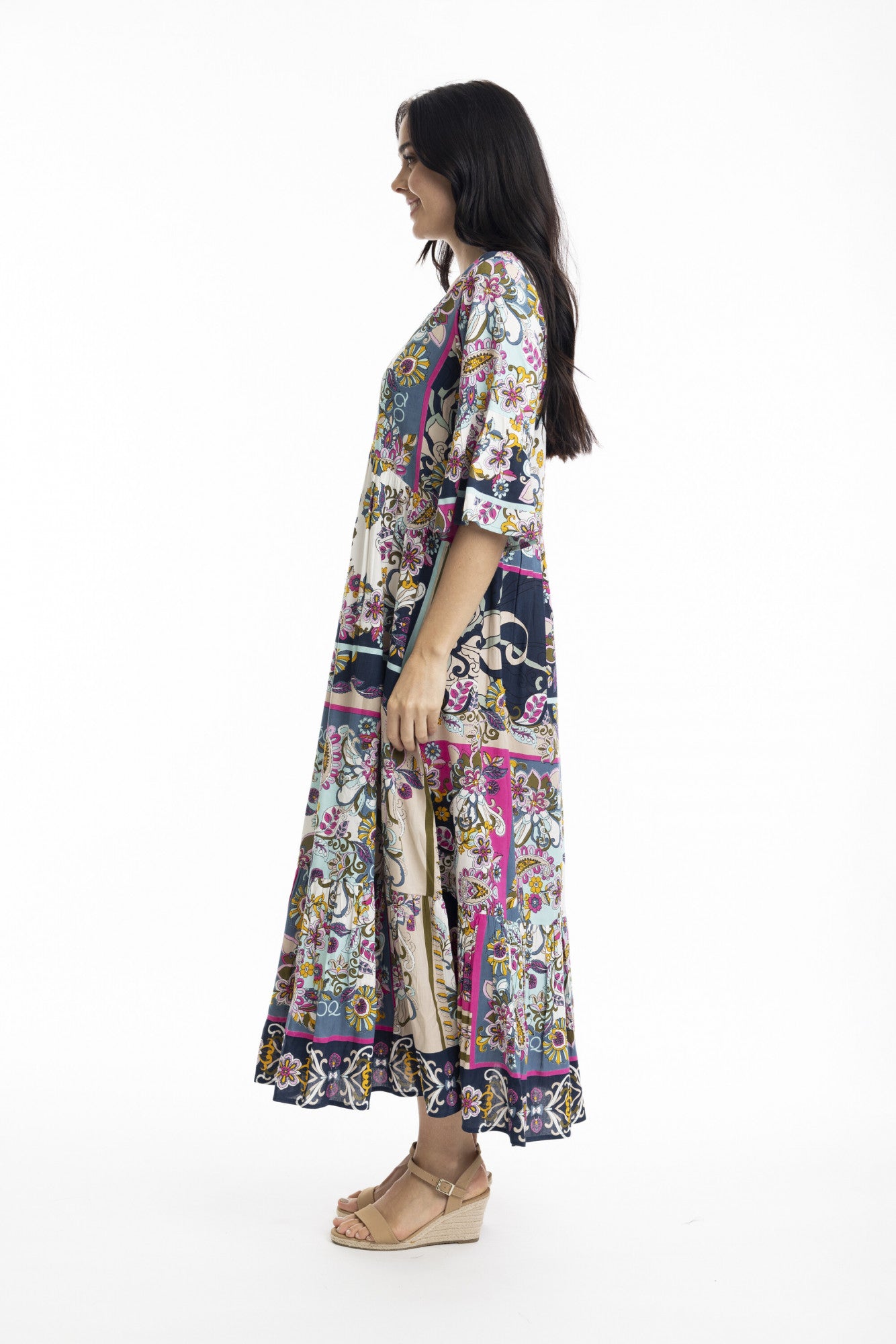Orientique | 	Sotavento Dress Peak MAXI