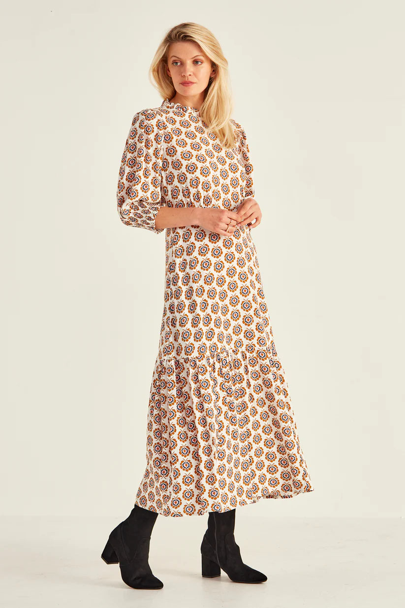 Lemon Tree - Susana Dress | Ecru Print