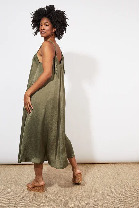 Haven - Barbados Tank Maxi Dress | Khaki