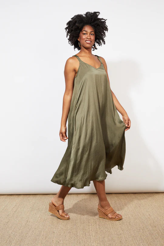Haven - Barbados Tank Maxi Dress | Khaki