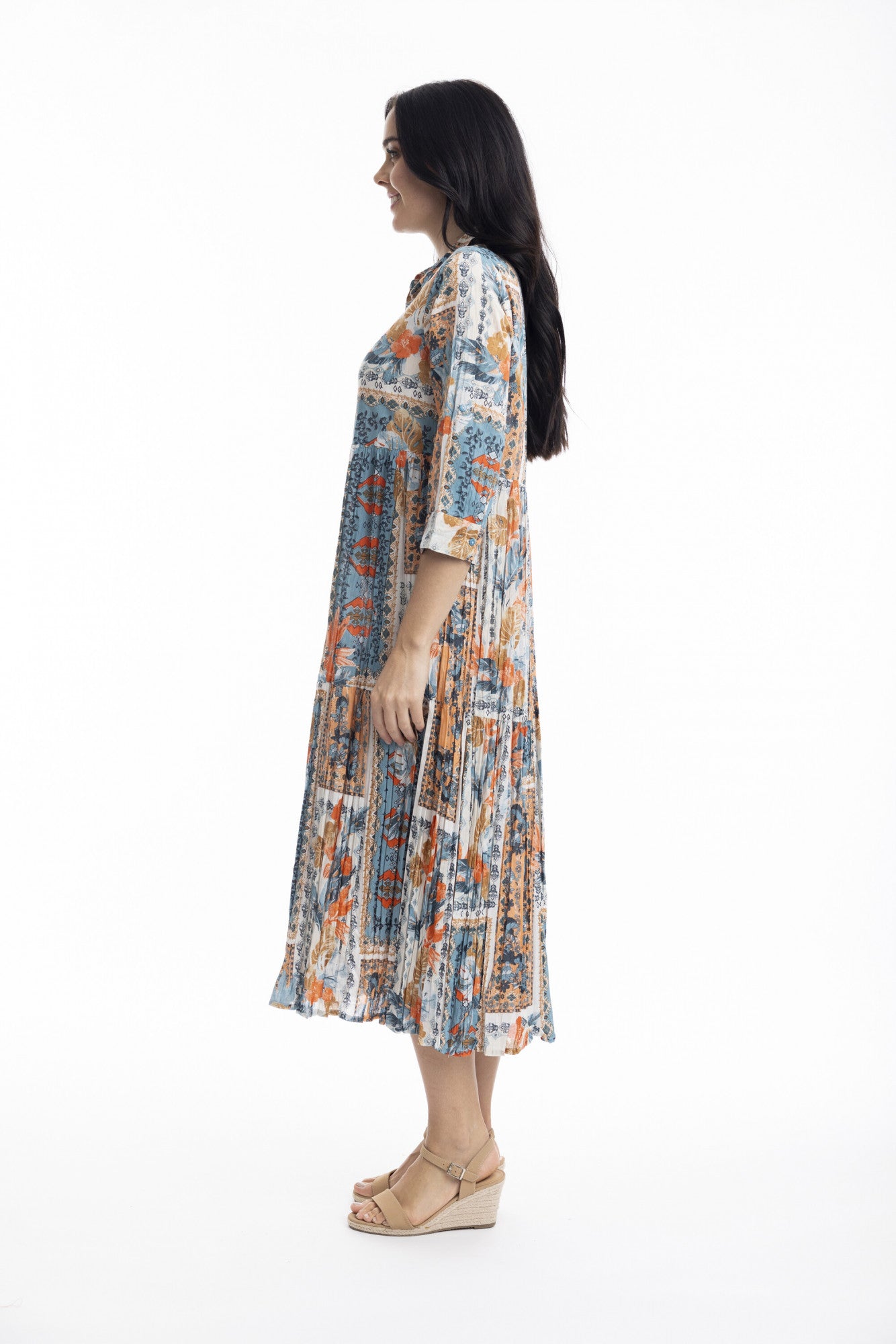 Orientique | Kauai Collared Midi Dress
