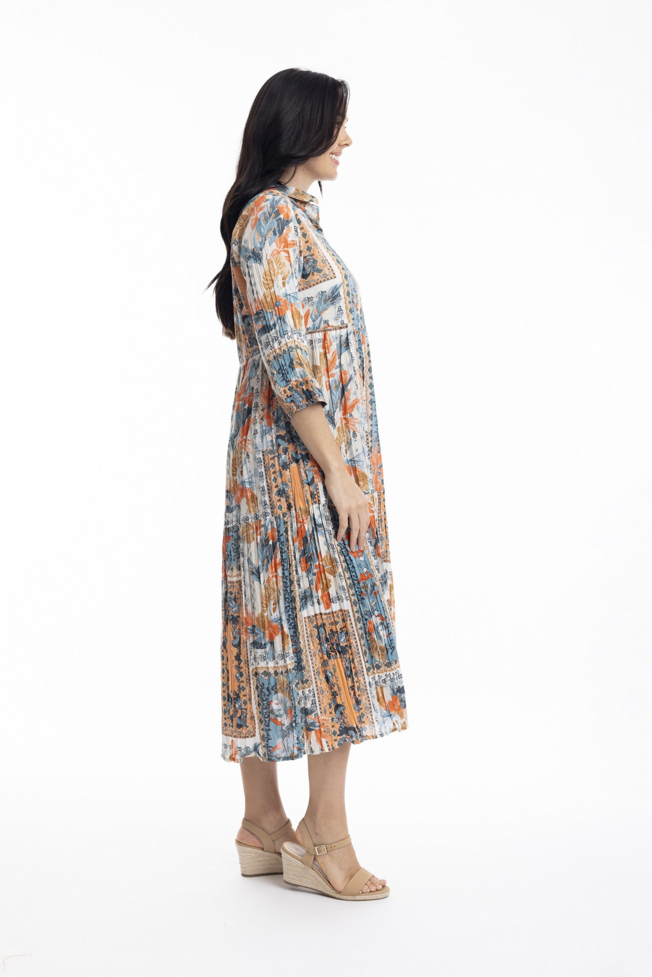 Orientique | Kauai Collared Midi Dress