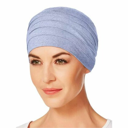 Christine Headwear Yoga Turban - Light Blue