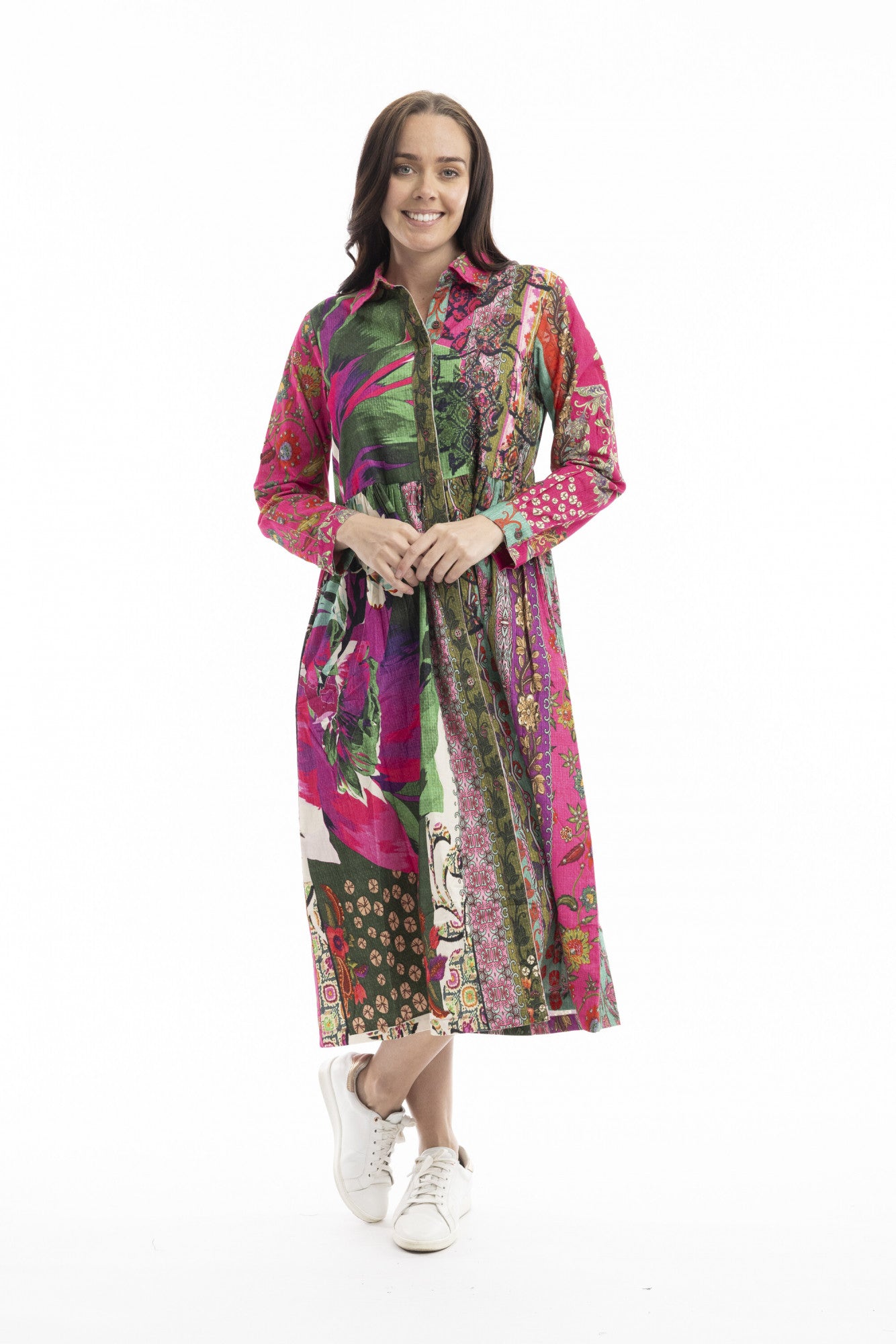 Orientique | Collar Dress - Flora