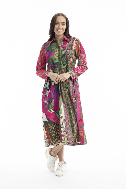 Orientique | Collar Dress - Flora