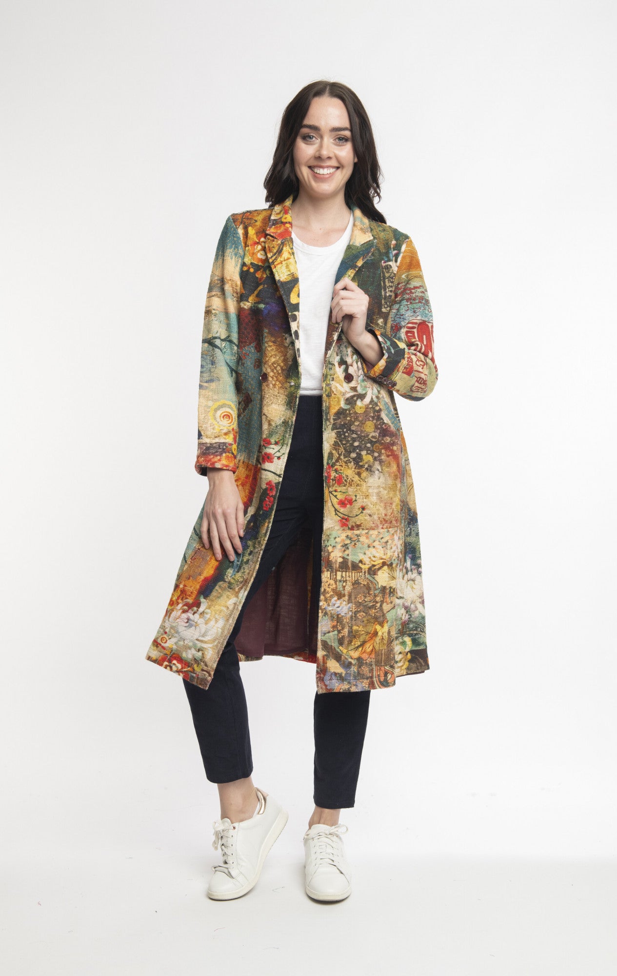 Orientique - Figaro Coat Long | Print