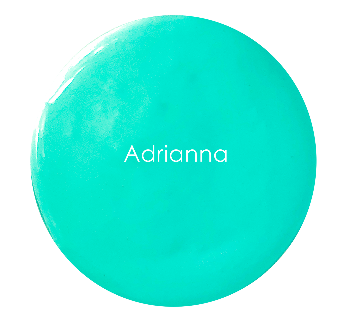 Adrianna Velvet Luxe swatch – vibrant blue-green artisan colour