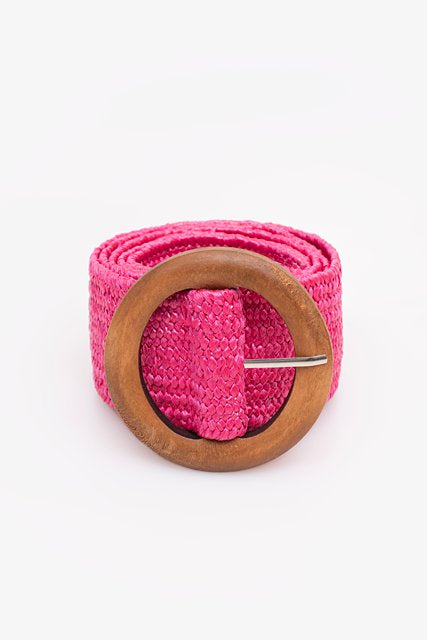 Antler - Rattan Stretch Belt | Pink