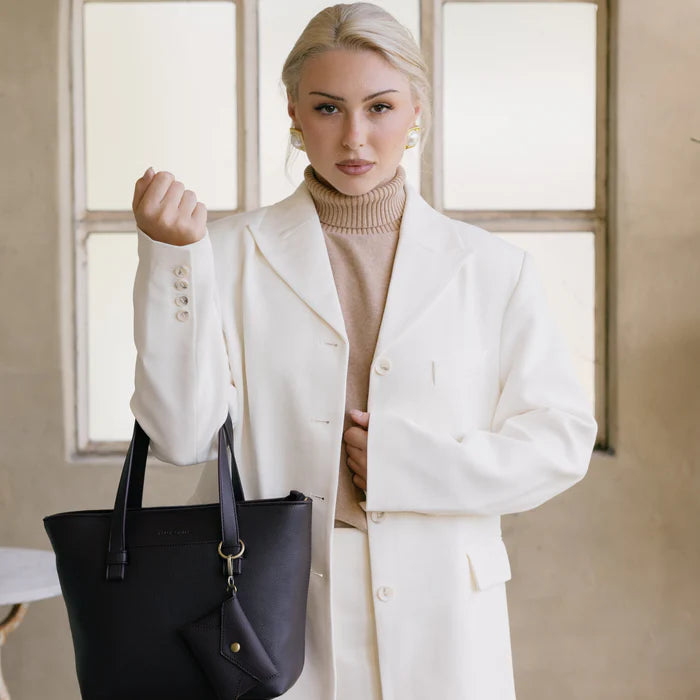 Black Caviar | Antoinette Aubergine 3 Piece Handbag Set