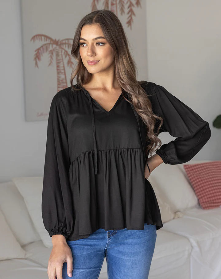 FREEZ Bee Maddison - Jane Shirt | Black