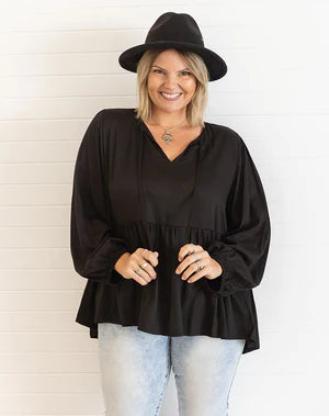 FREEZ Bee Maddison - Jane Shirt | Black