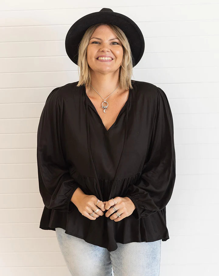FREEZ Bee Maddison - Jane Shirt | Black