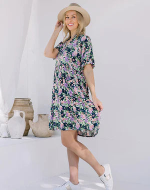 FREEZ Bee Maddison - Ella Babydoll Dress | Floral