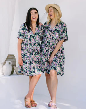 FREEZ Bee Maddison - Ella Babydoll Dress | Floral