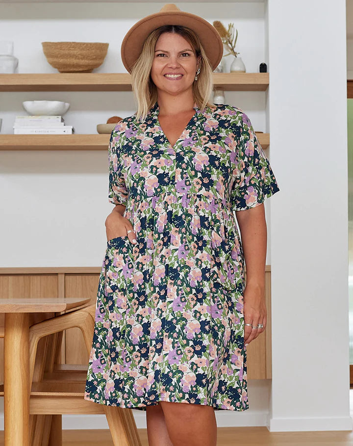 FREEZ Bee Maddison - Ella Babydoll Dress | Floral