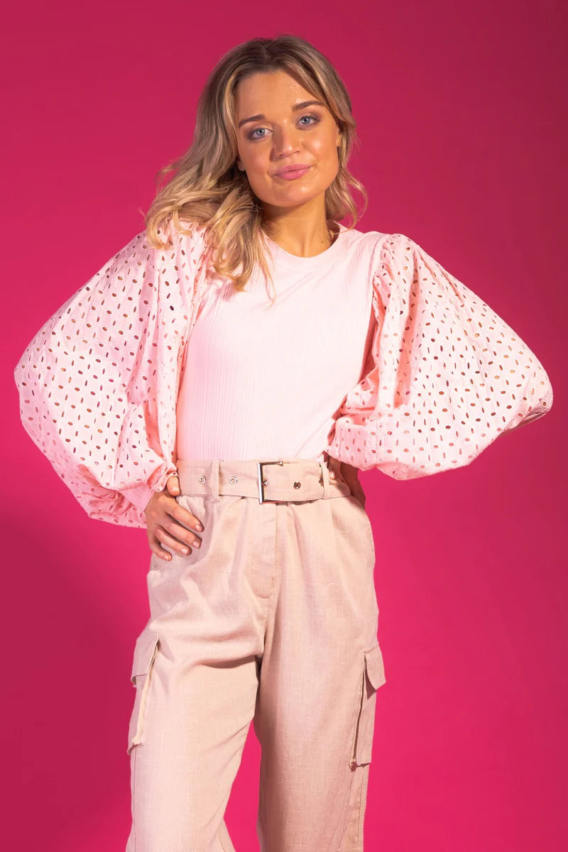 Charlo By Augustine | Jessie Embroidered Top - Peach
