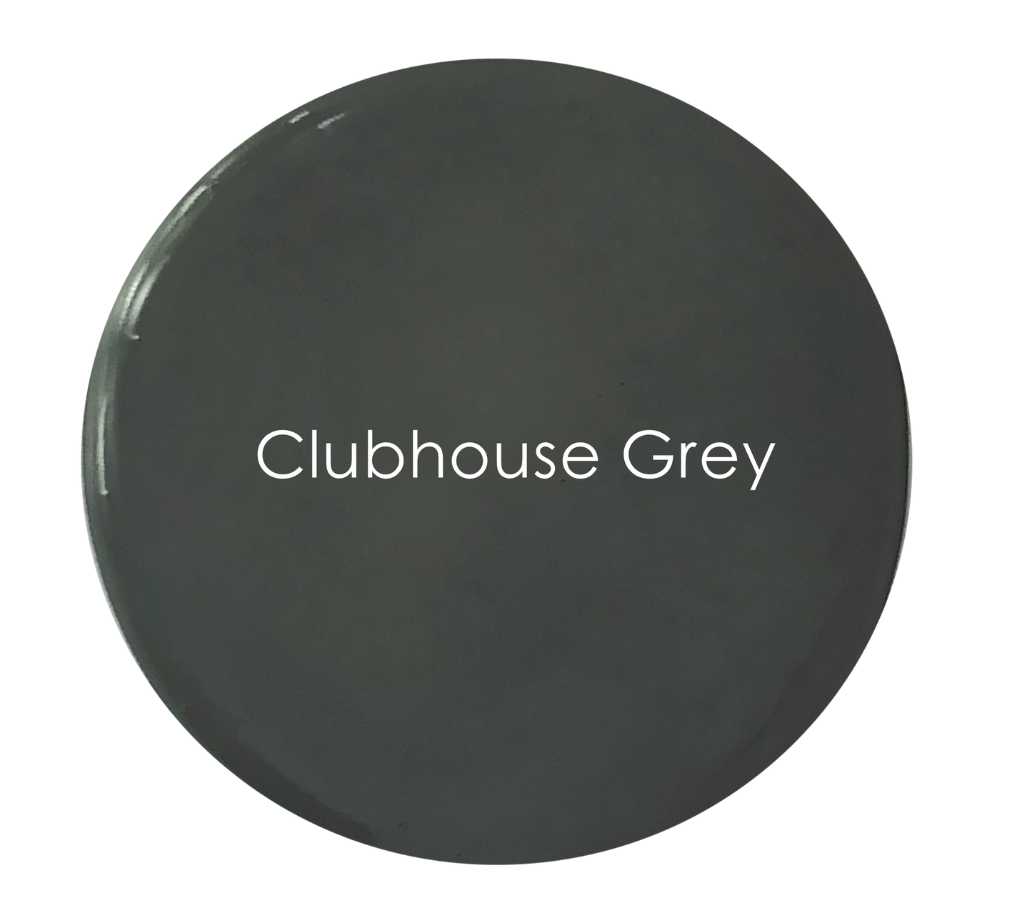 Clubhouse Grey exterior paint swatch – deep dramatic grey
