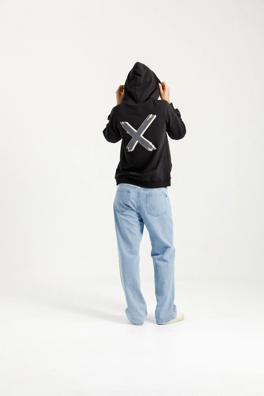 Homelee | Elliot Hoodie - Black with Shadow X