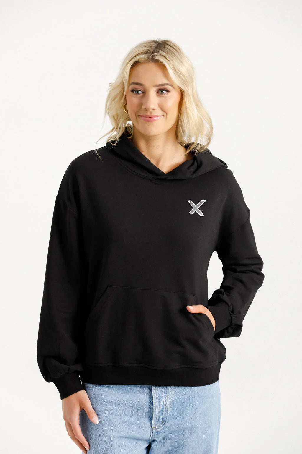 Homelee | Elliot Hoodie - Black with Shadow X