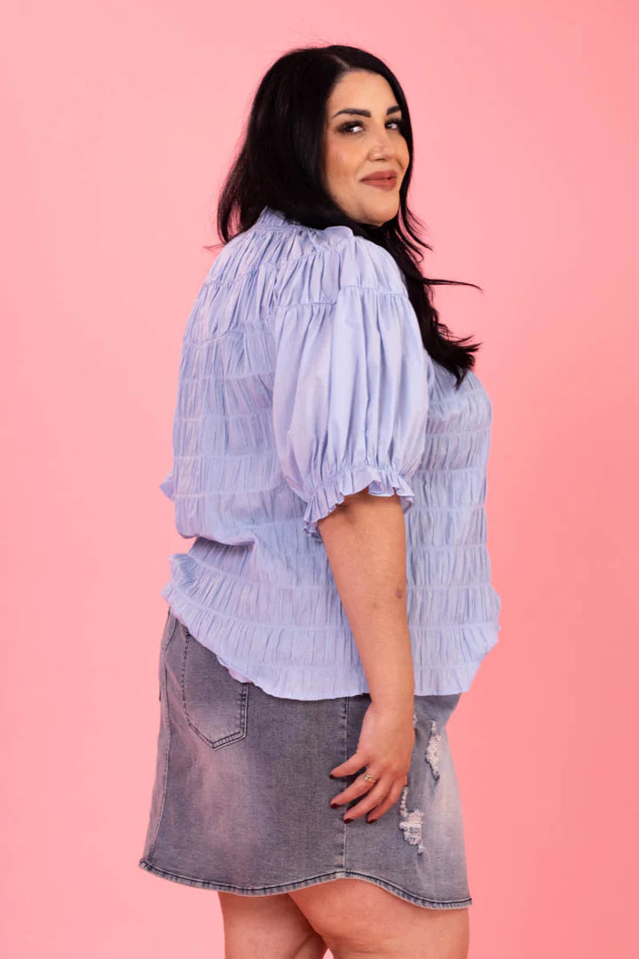 Charlo | Emma Top Blue