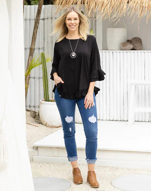 Bee Maddson - Felicity Top | Black