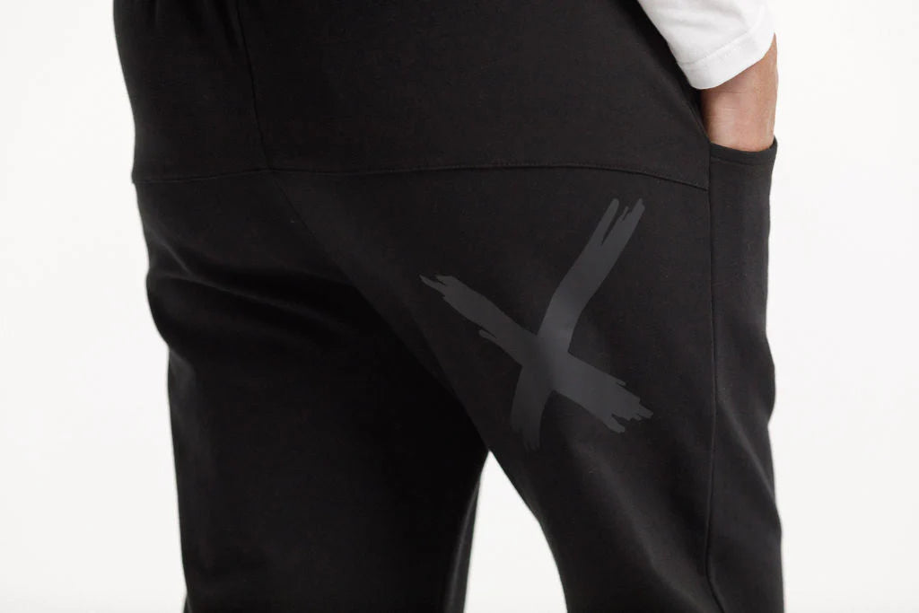 Home Lee Avenue Pants - Black With Matte Black X