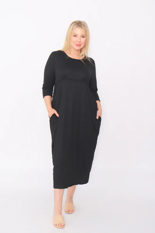 Cotton Village | Pocket Dress - Black