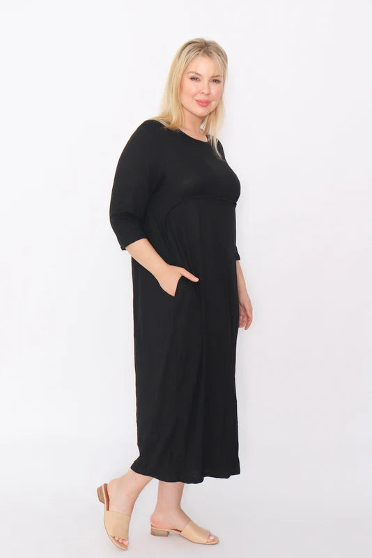 Cotton Village | Pocket Dress - Black